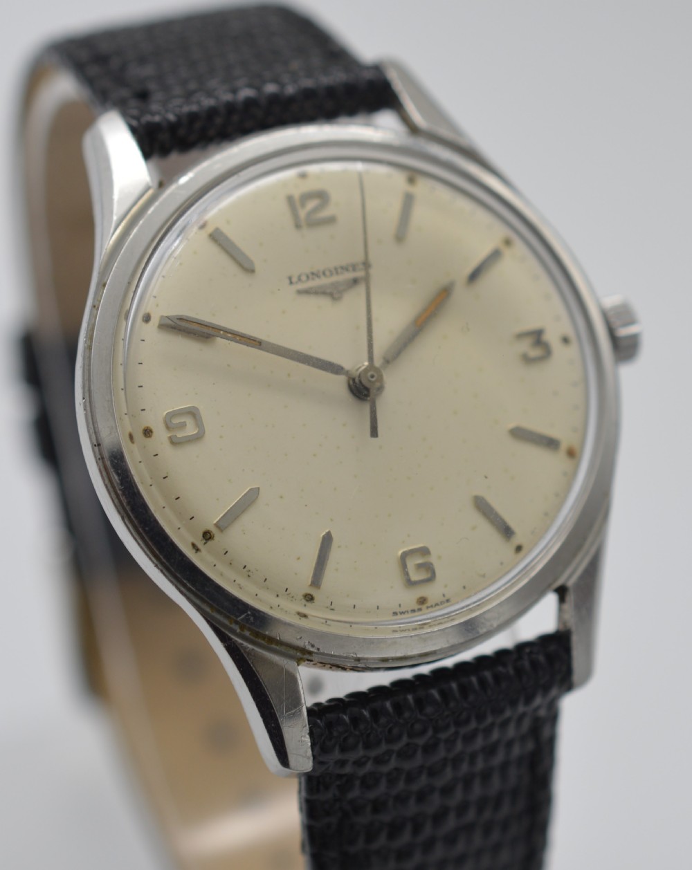 1958 Longines Stainless Steel Wristwatch View V