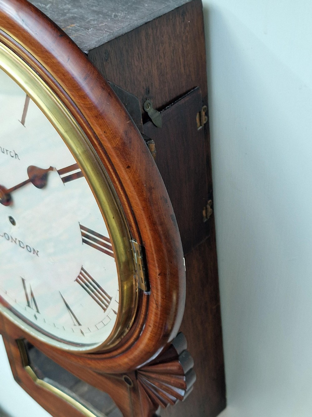Thomas Church, London Fusee Dial Wall Clock View IV