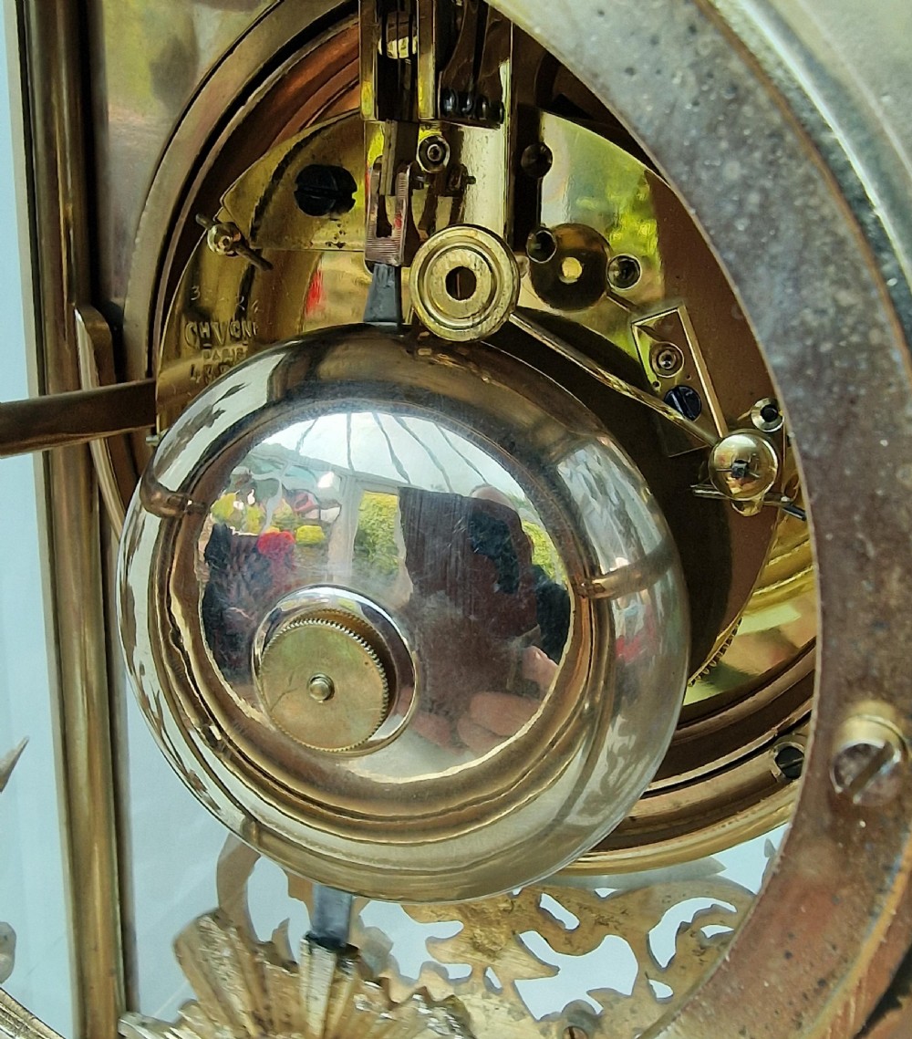 A Superb Decorative 4 Glass Mantel Clock View VII