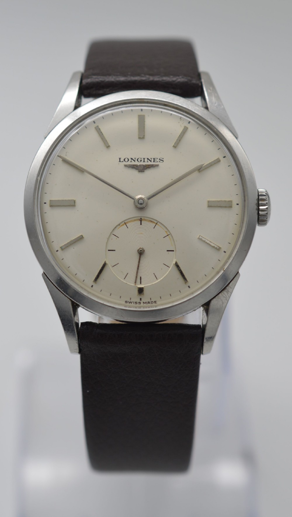1959 Longines Stainless Steel Wristwatch