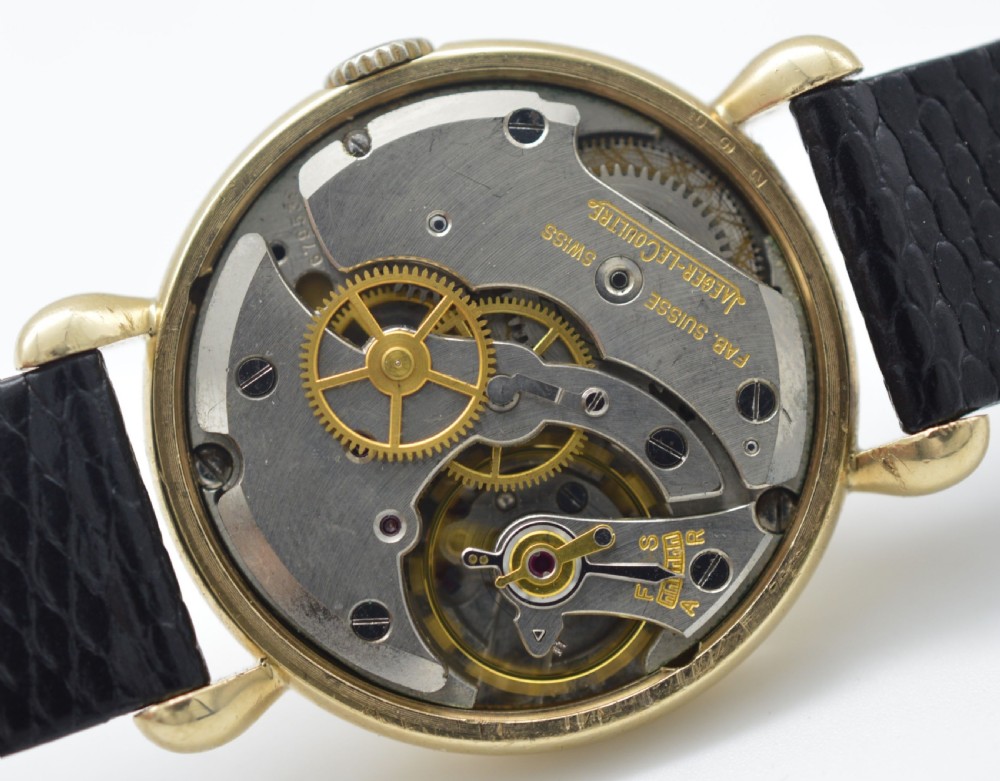 1951 Jaeger Le-Coultre 9K Gold Wristwatch View VII