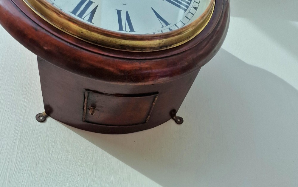 James Schoolbred, London Small Fusee Dial Wall Clock View III