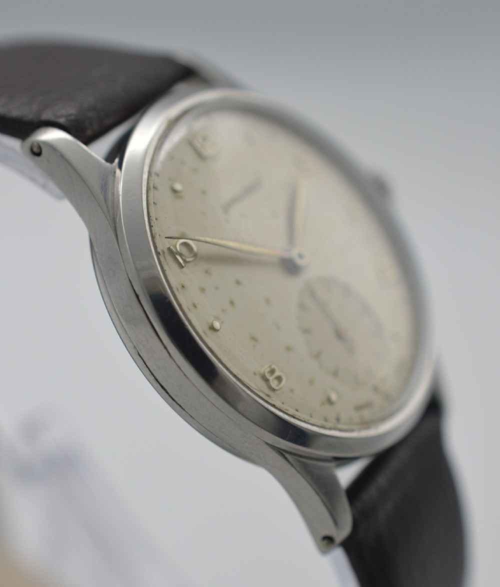 1951 Longines Stainless 'Denisteel' Wristwatch