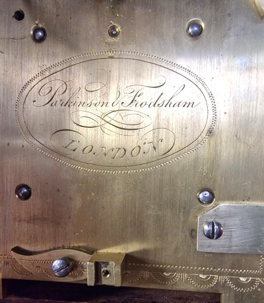 Parkinson & Frodsham Georgian Bracket/Table Clock View VII
