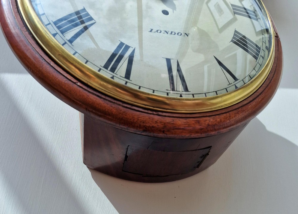 Burlington, London Convex Dial Fusee Wall Clock View II