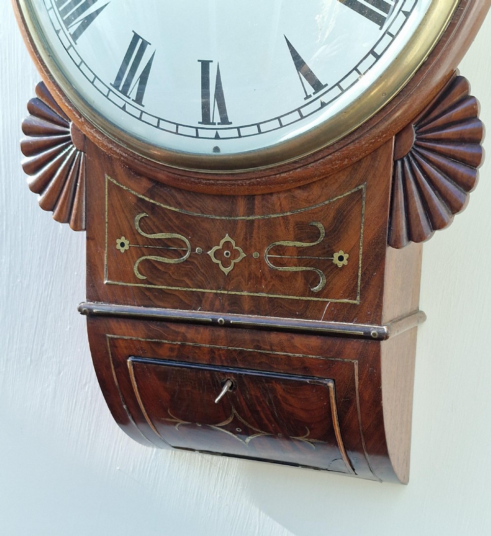 Birch of London, Georgian Fusee Wall Dial Clock View II