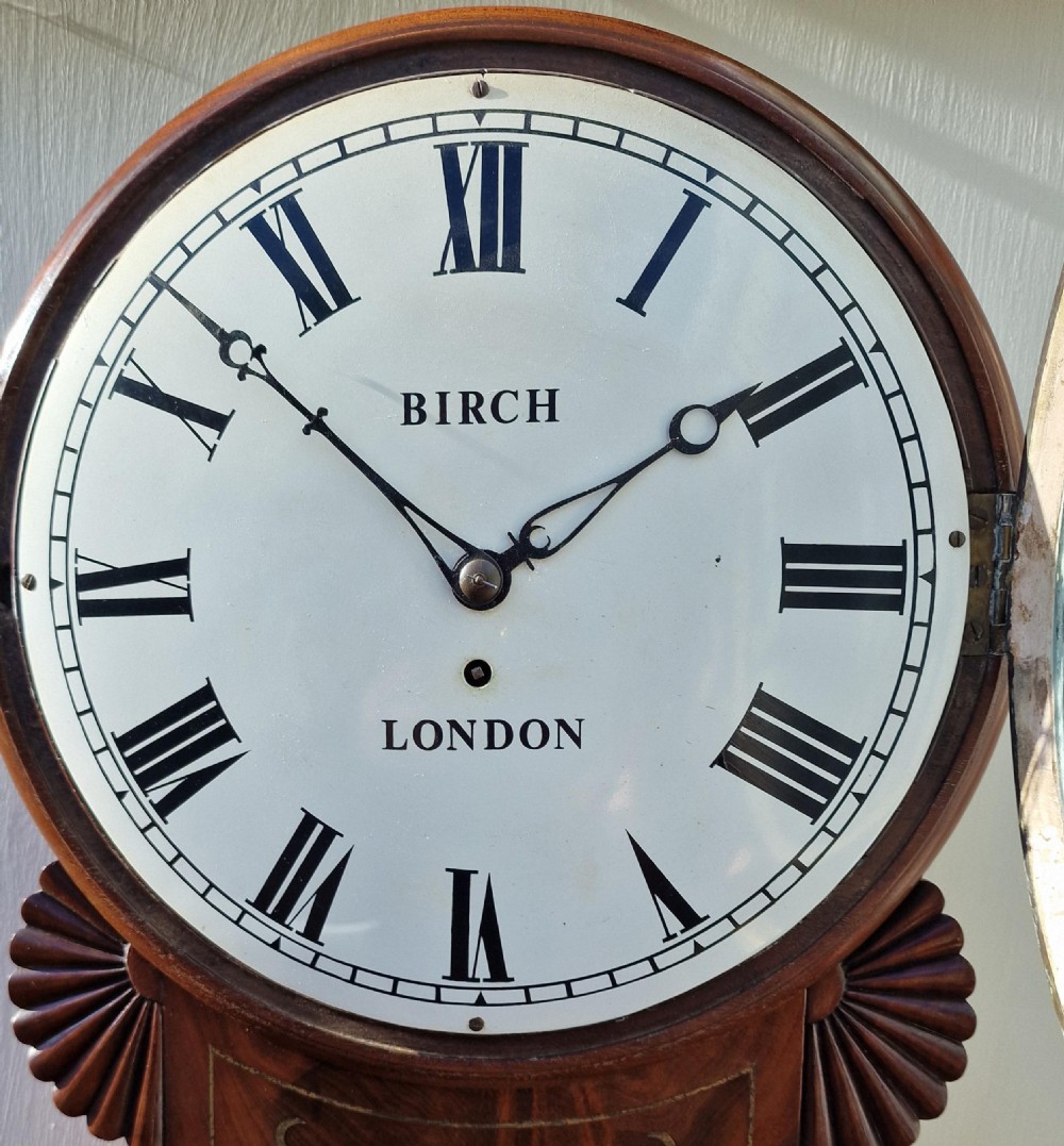 Birch of London, Georgian Fusee Wall Dial Clock View III