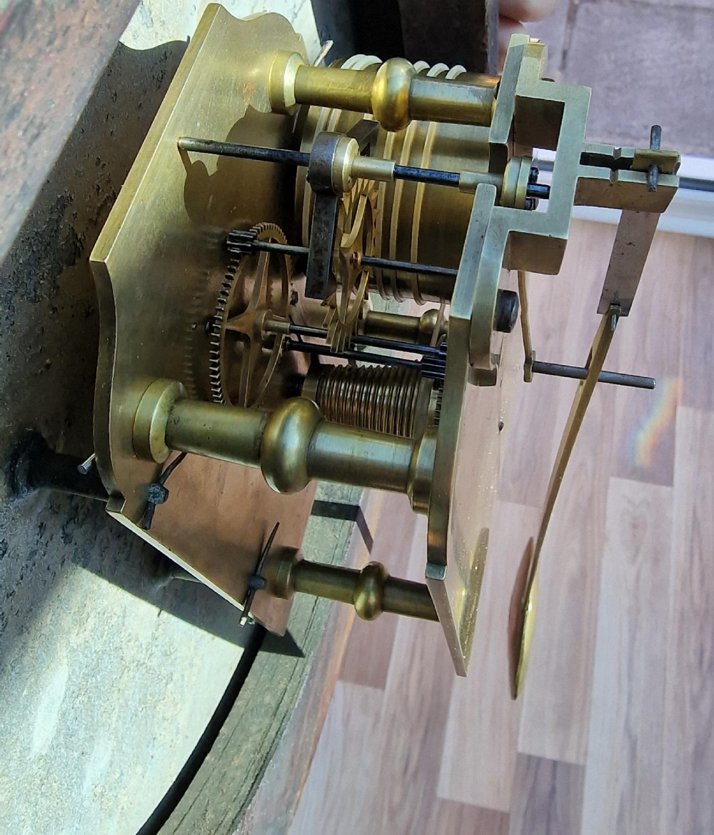 Birch of London, Georgian Fusee Wall Dial Clock View IV