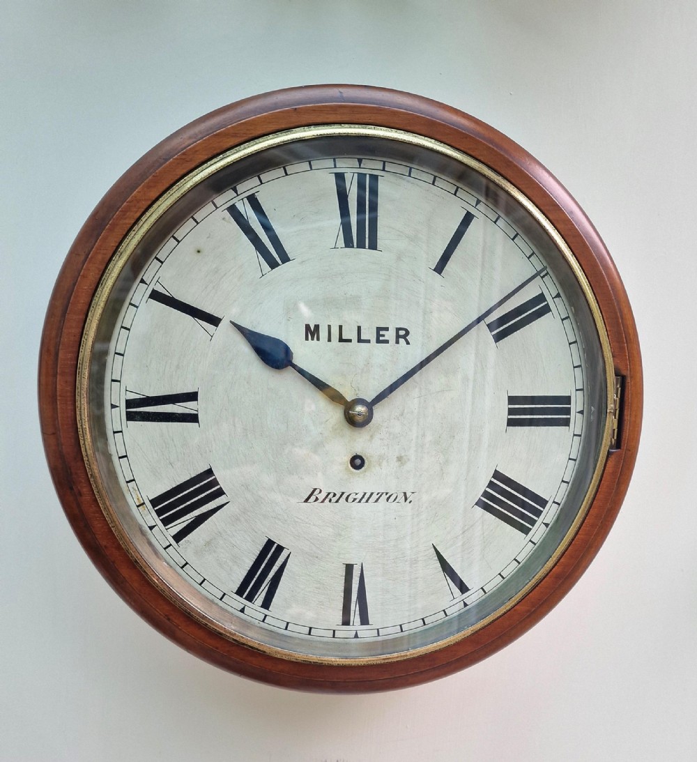 Miller of Brighton Fusee Dial Wall Clock