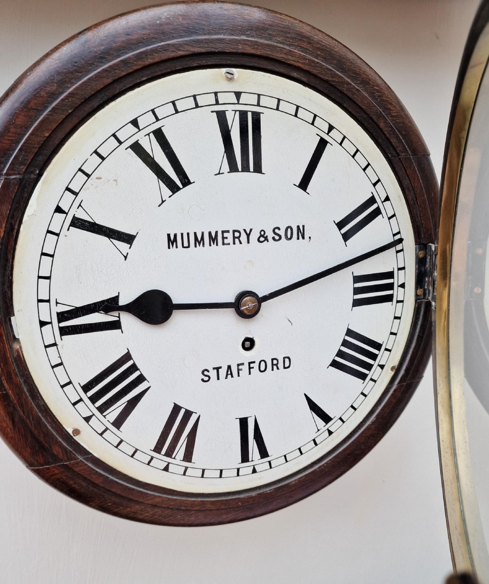 A Fusee Dial Wall Clock, Mummery, Stafford. View III