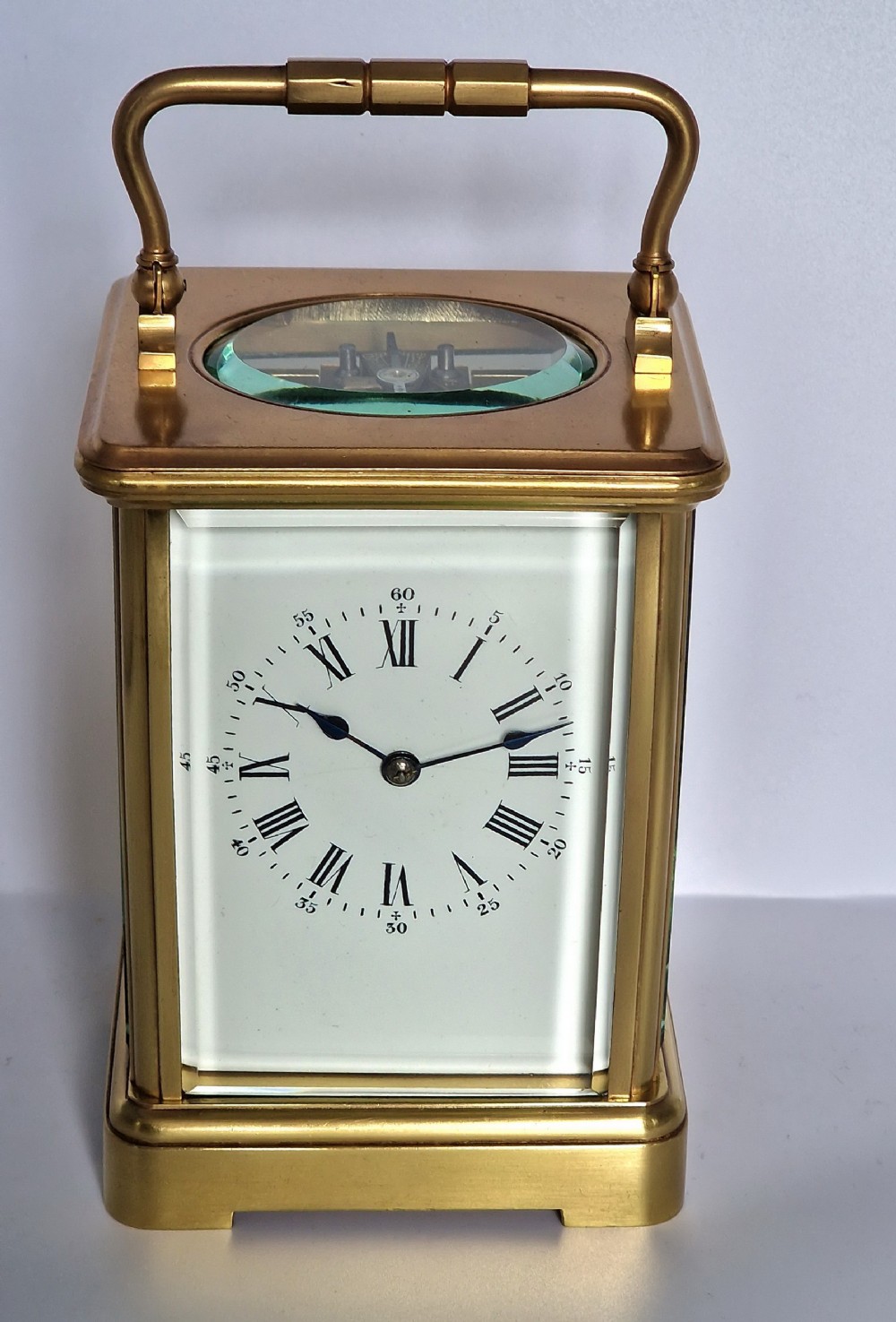 A French Brass Carriage Clock