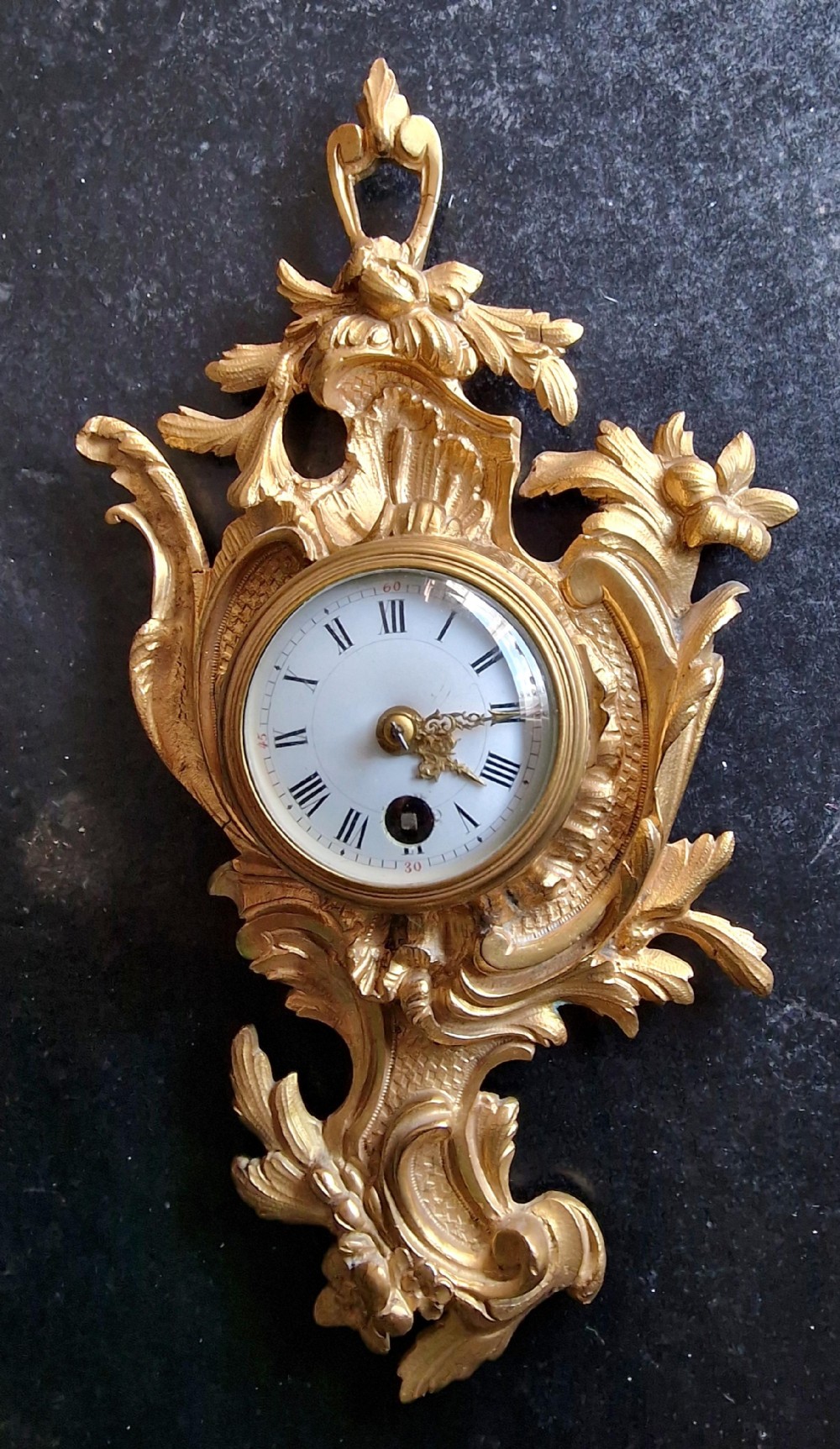A Miniature Cartel Wall Clock