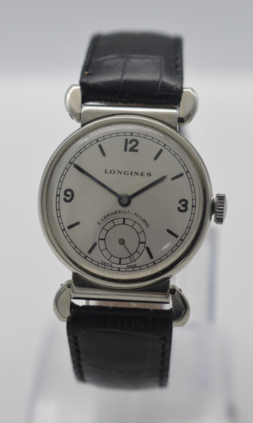 1937 Longines Stainless Steel Wristwatch