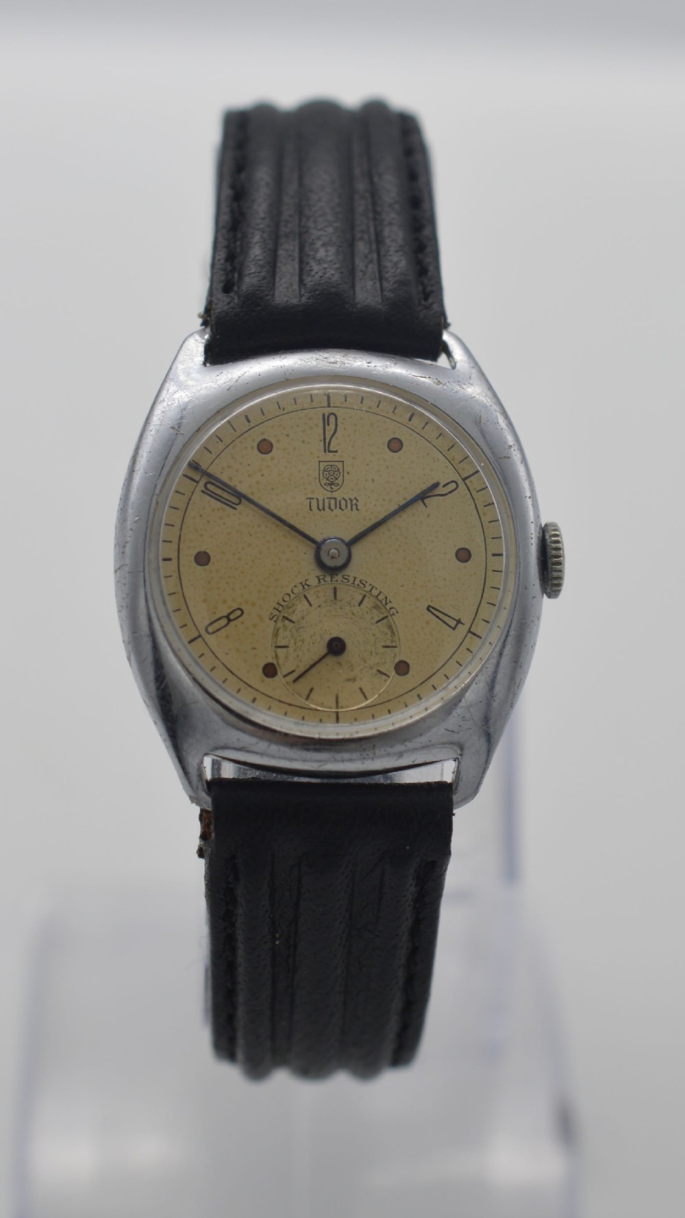 1940s Tudor 'Cushion Case' Wristwatch