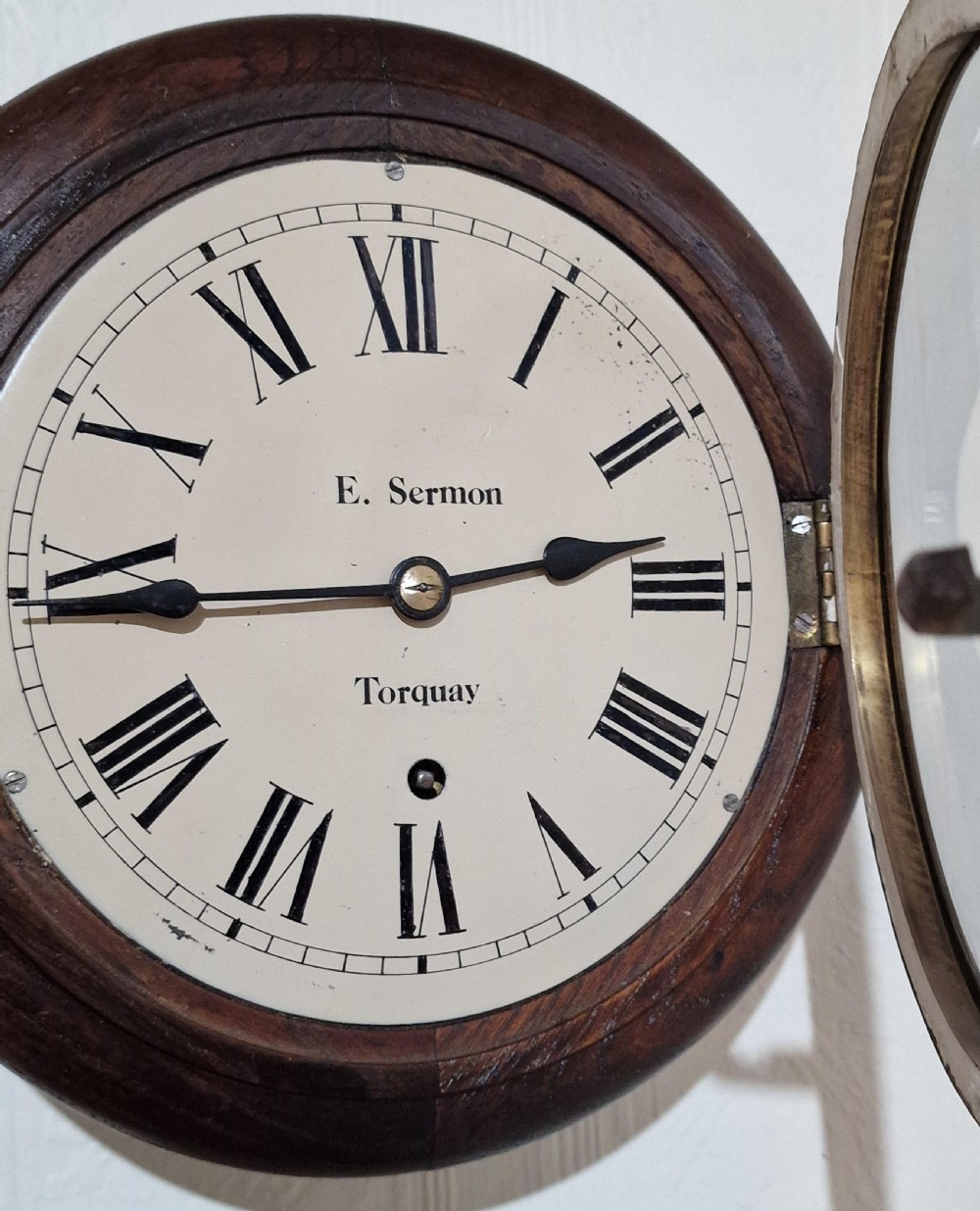 E Sermon of Torquay Small Dial Wall Clock View III