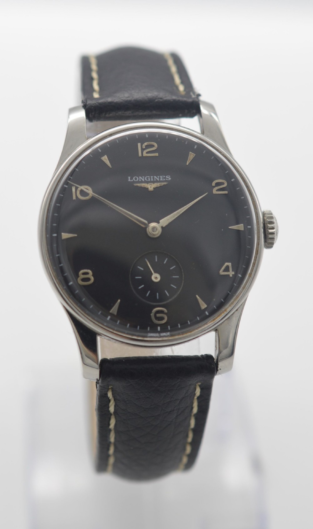 1958 Longines Stainless Steel Wristwatch