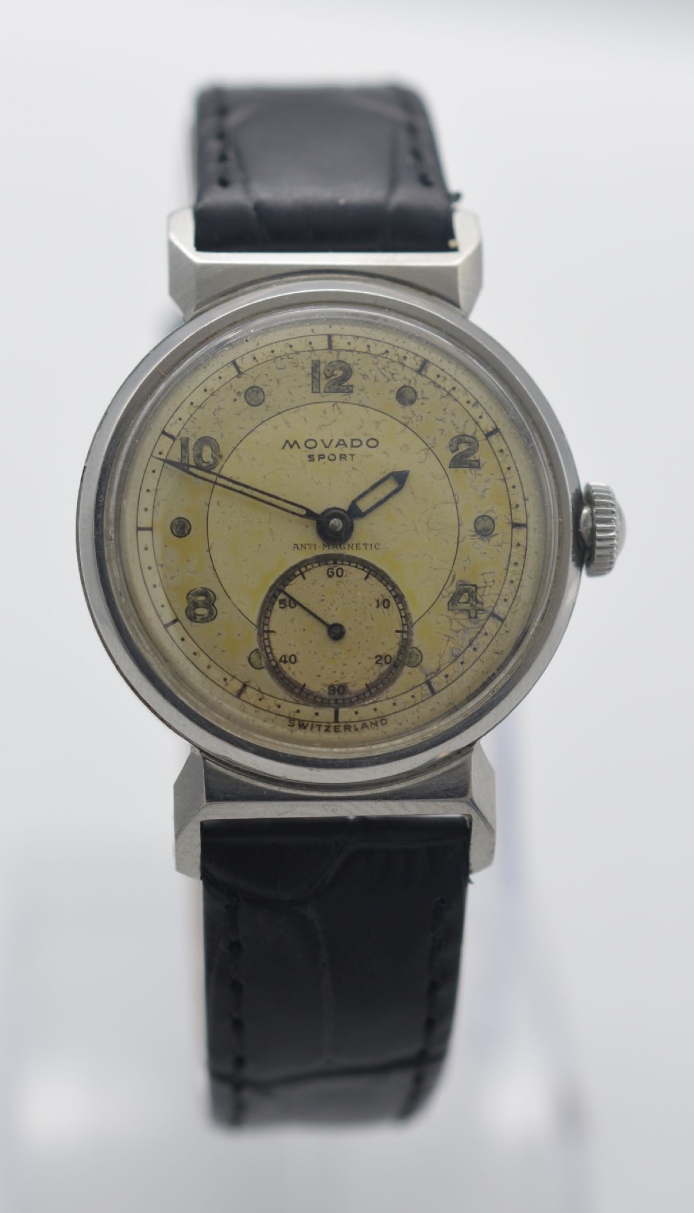 1940s Movado Sport 'Hooded Lugs'
