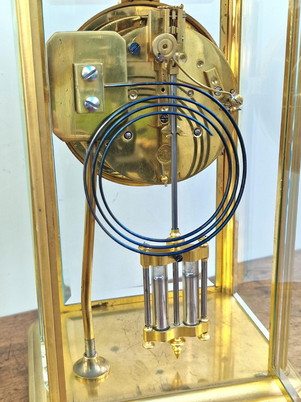 A French Four Glass Mantel Clock View II
