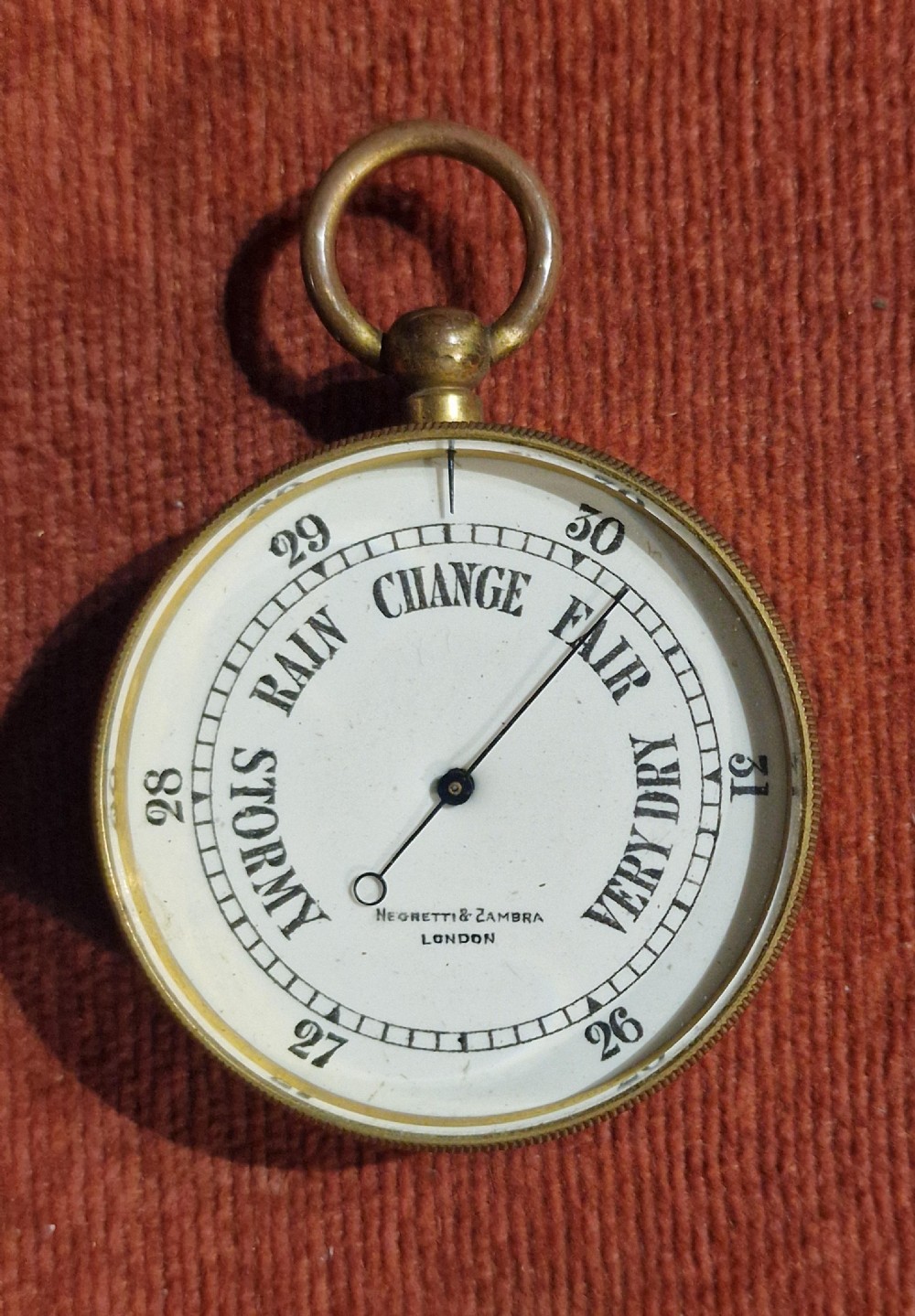 Pocket Barometer by Negretti & Zambra