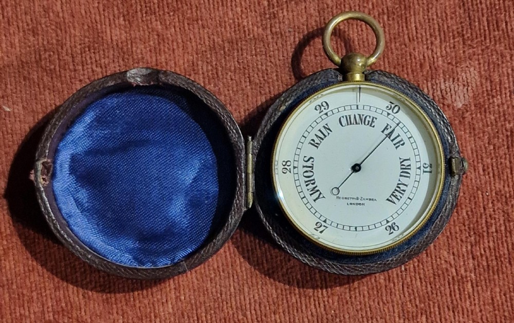 Pocket Barometer by Negretti & Zambra View IV