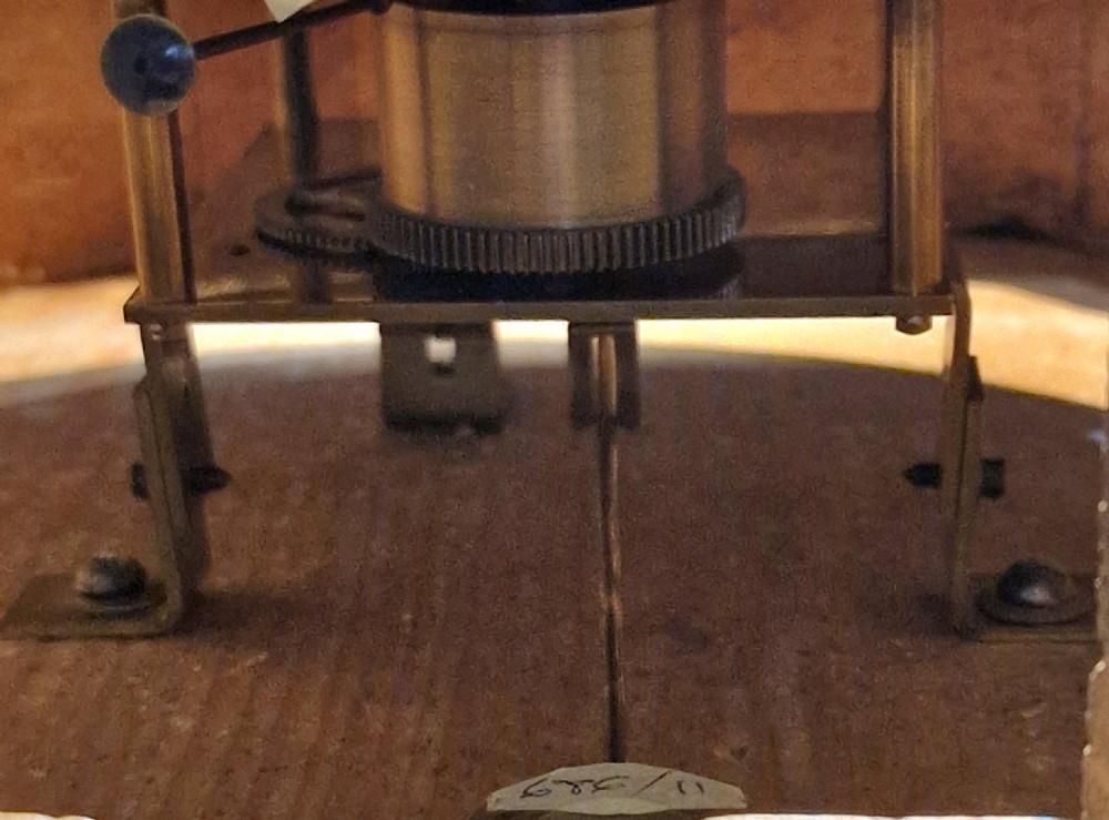 A French Golden Oak Wall Dial Clock View IV
