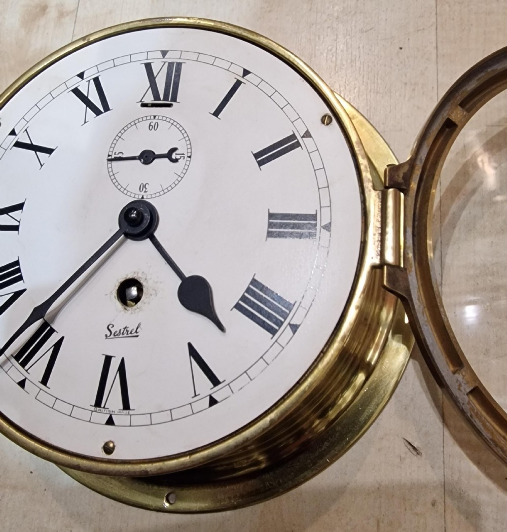 A Brass Ships Clock View III