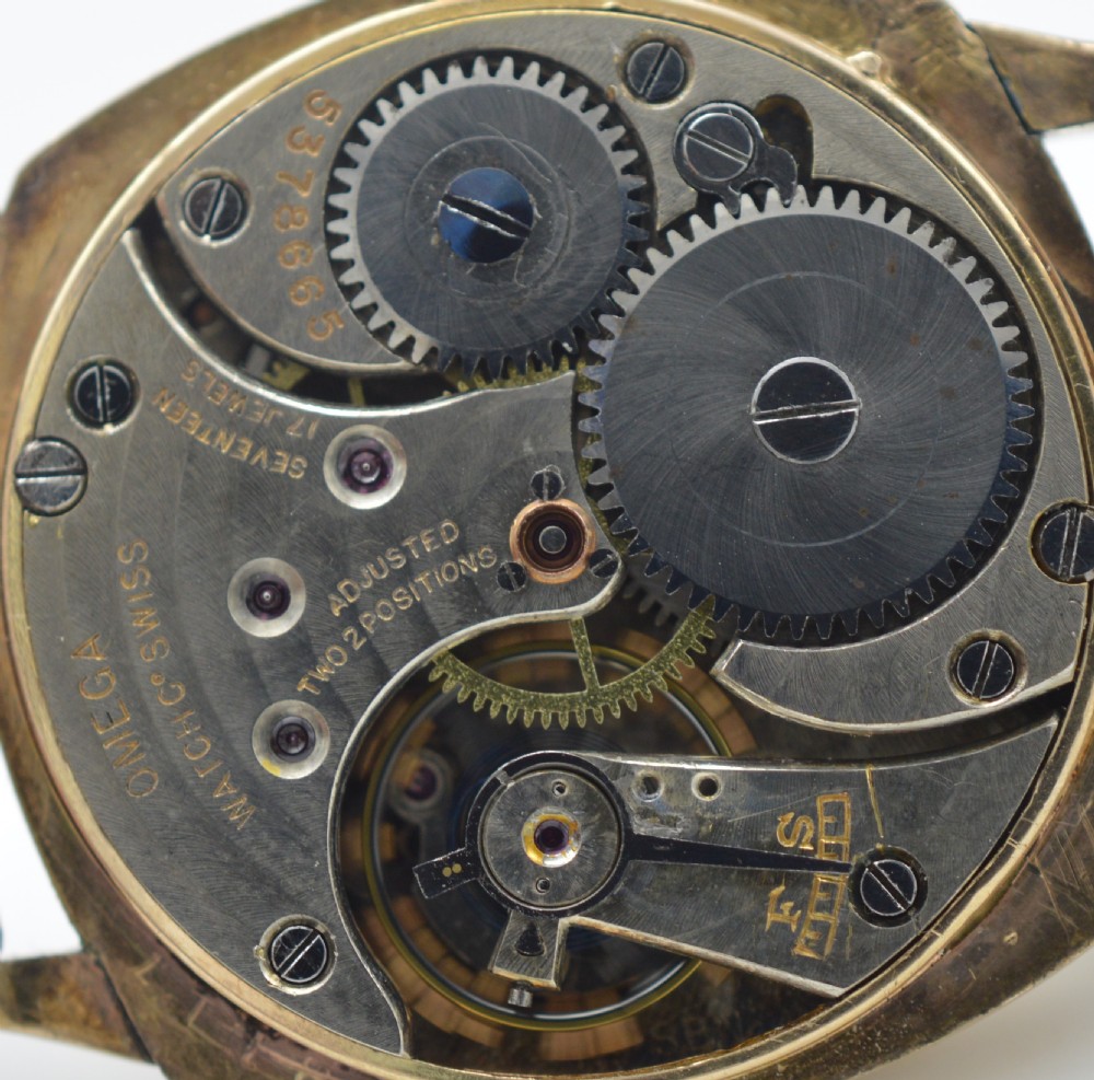 1916 Omega 'Cushion' Cased Wristwatch View VII