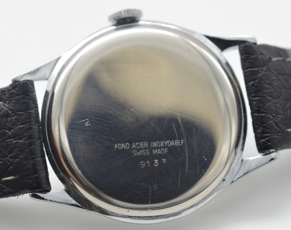 1950s Girard-Perregaux 'Tuxedo' Dial Wristwatch View VI