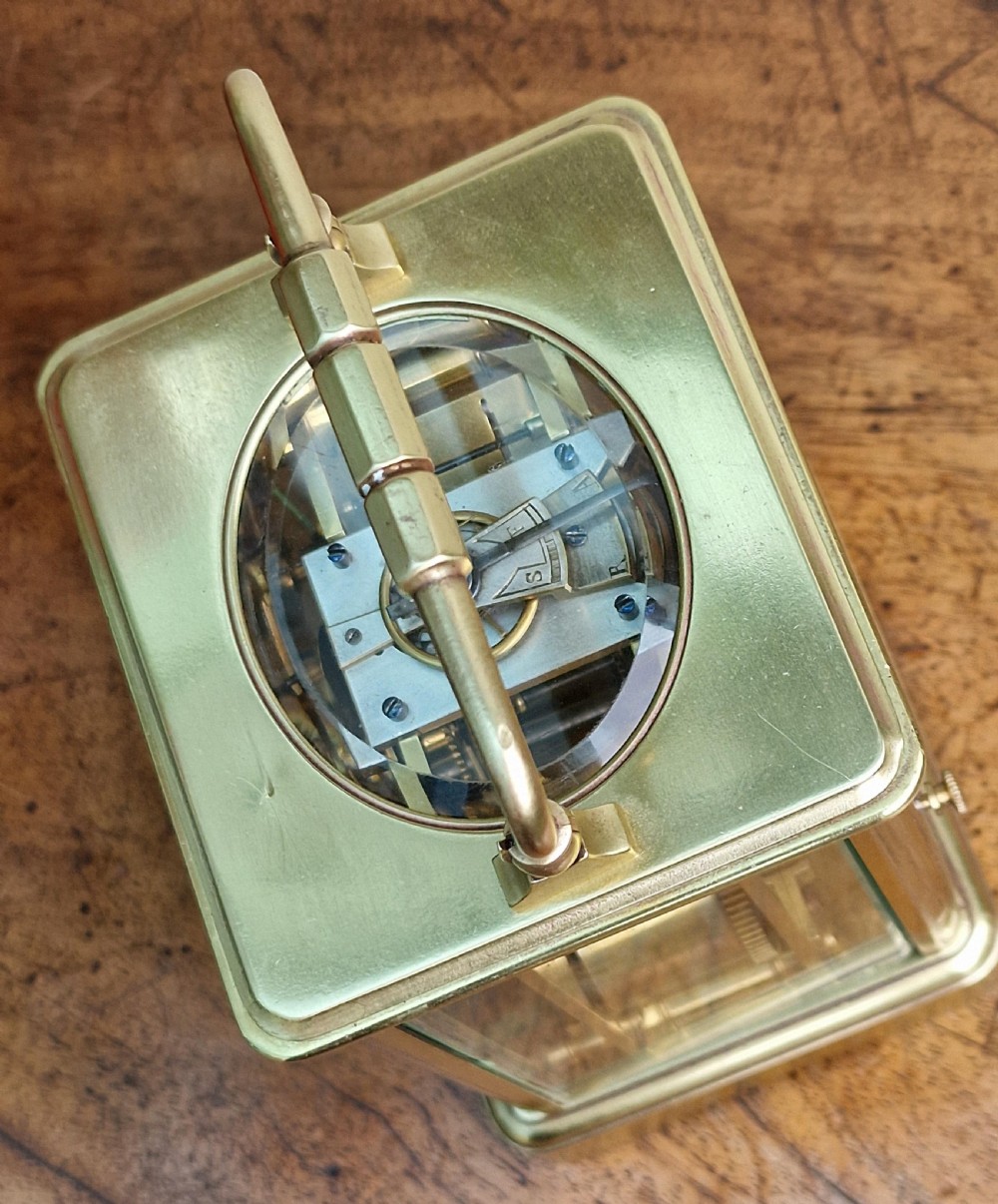 Aubert, Swiss Bell Striking Carriage Clock View IV