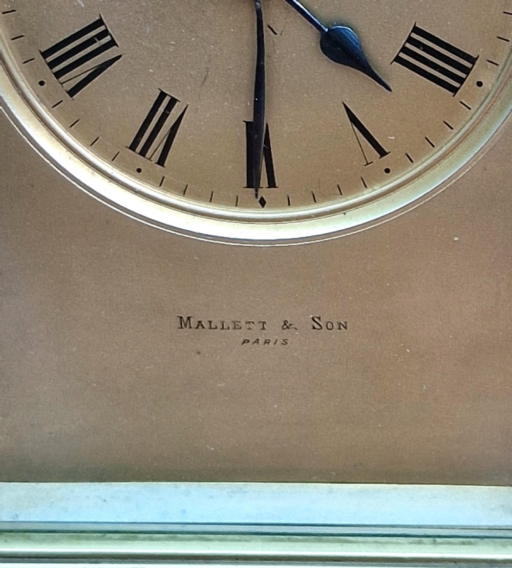 Mallett & Son Strike Repeat Carriage Clock View VI