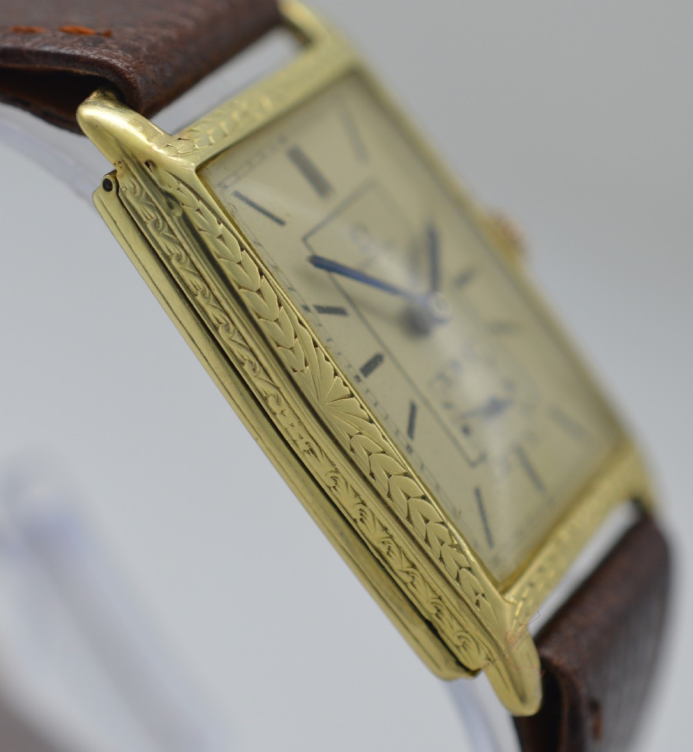 1925/6 Omega 18K Gold Wristwatch View V
