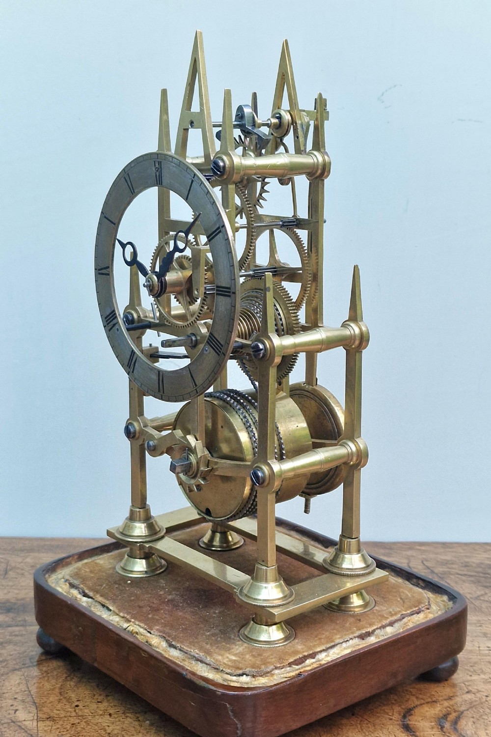 A Victorian Skeleton Clock View VI