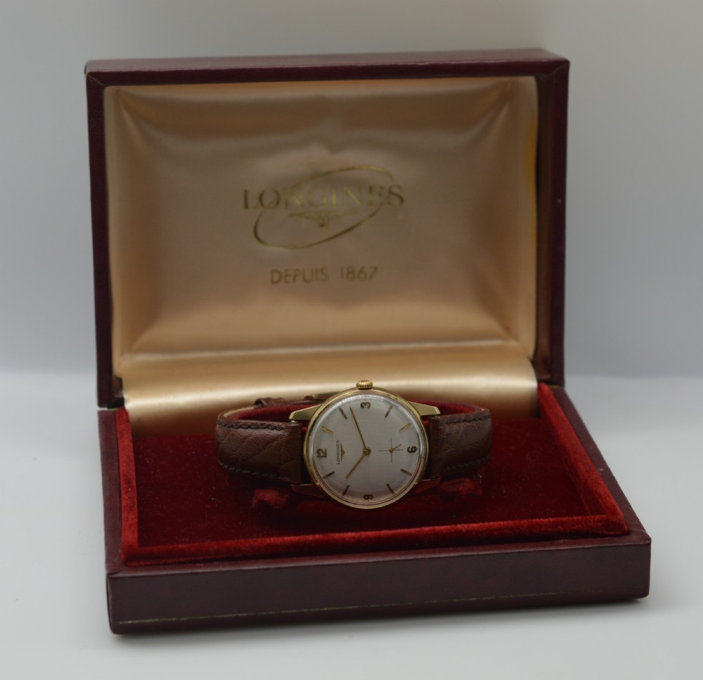 1965 Longines 9K Gold Wristwatch with Box View II