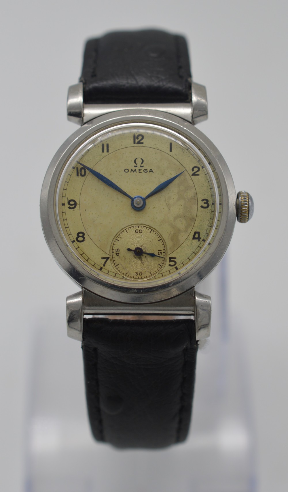 1937 Omega 'Scarab' Cased, Fancy Lugs Wristwatch