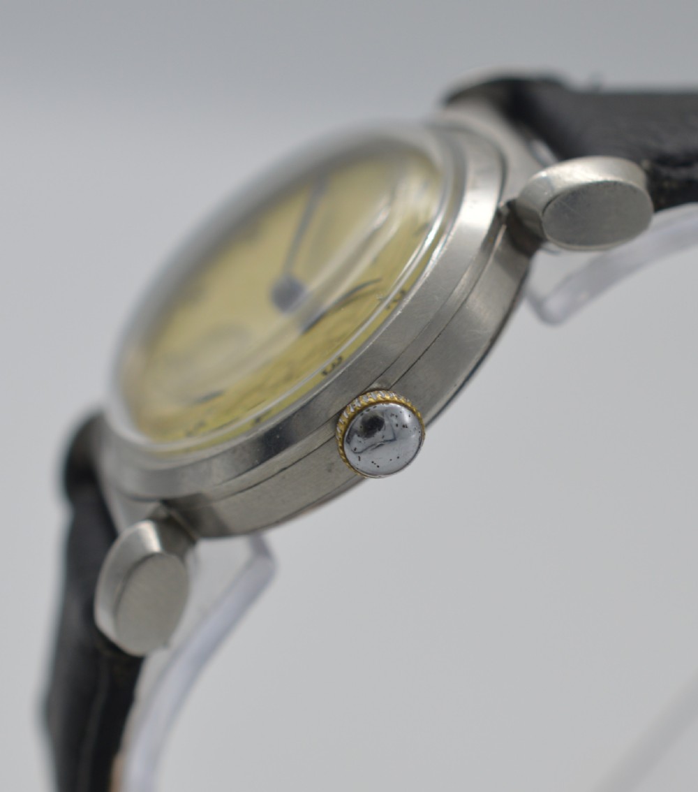 1937 Omega 'Scarab' Cased, Fancy Lugs Wristwatch View VI