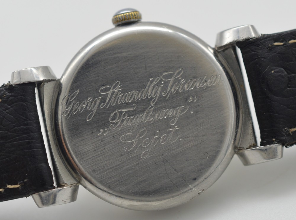 1937 Omega 'Scarab' Cased, Fancy Lugs Wristwatch View VII