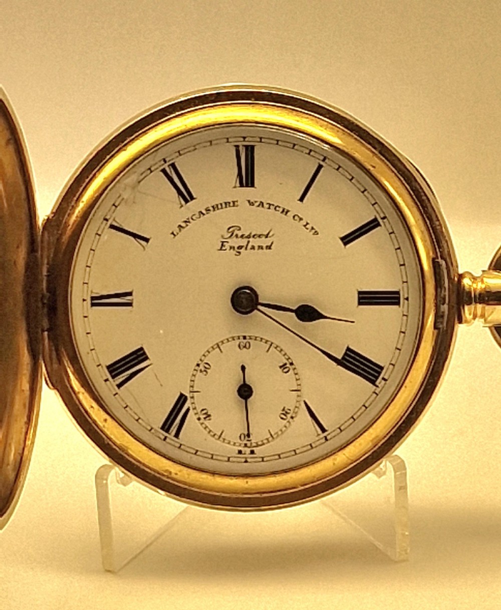 An English Half Hunter Pocket Watch View V