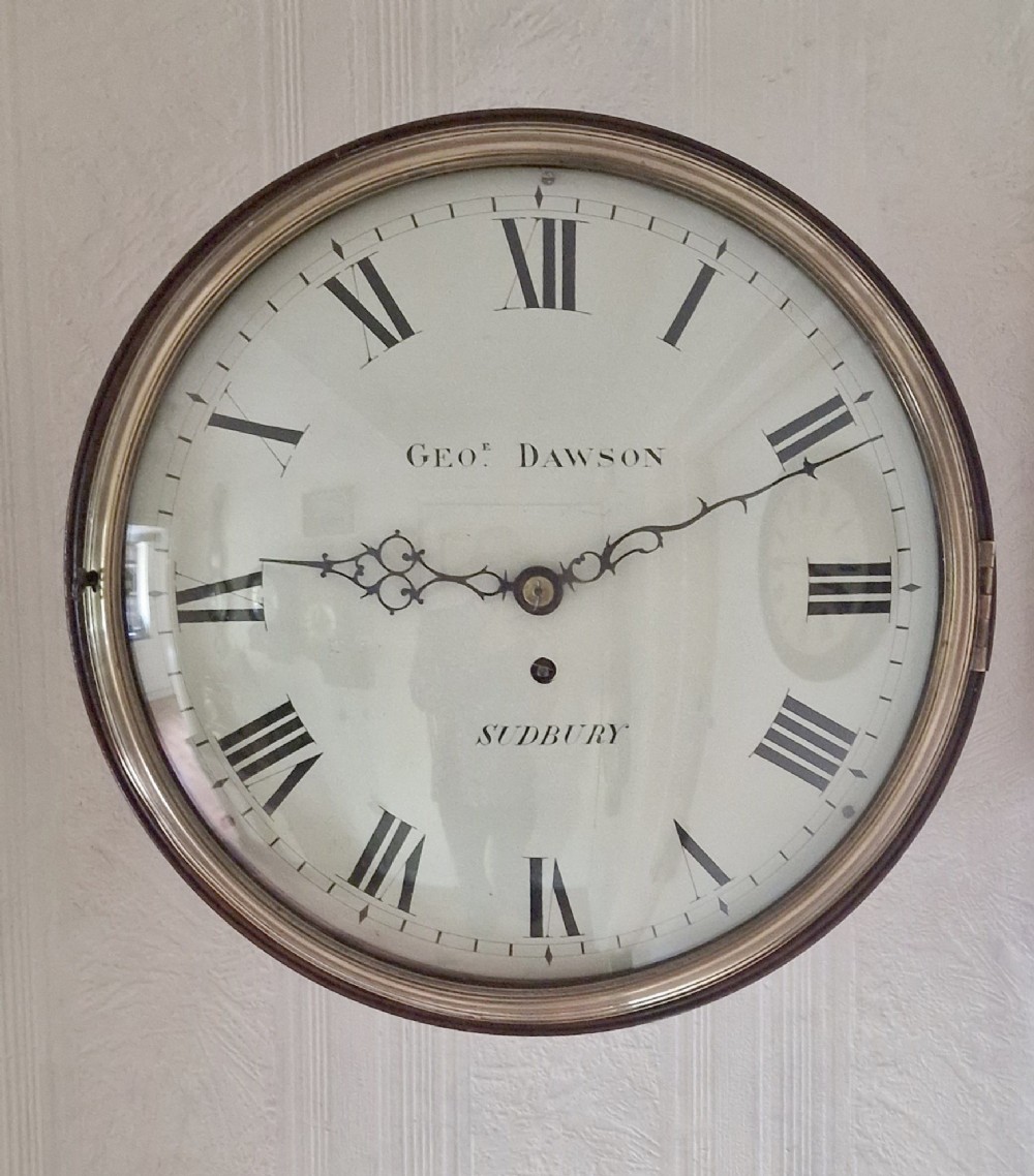George Dawson Sudbury Georgian Dial Clock