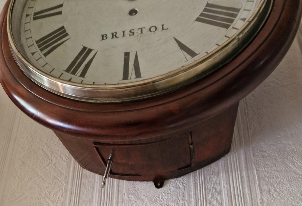 J H Allis Bristol Fusee Dial Wall Clock View II