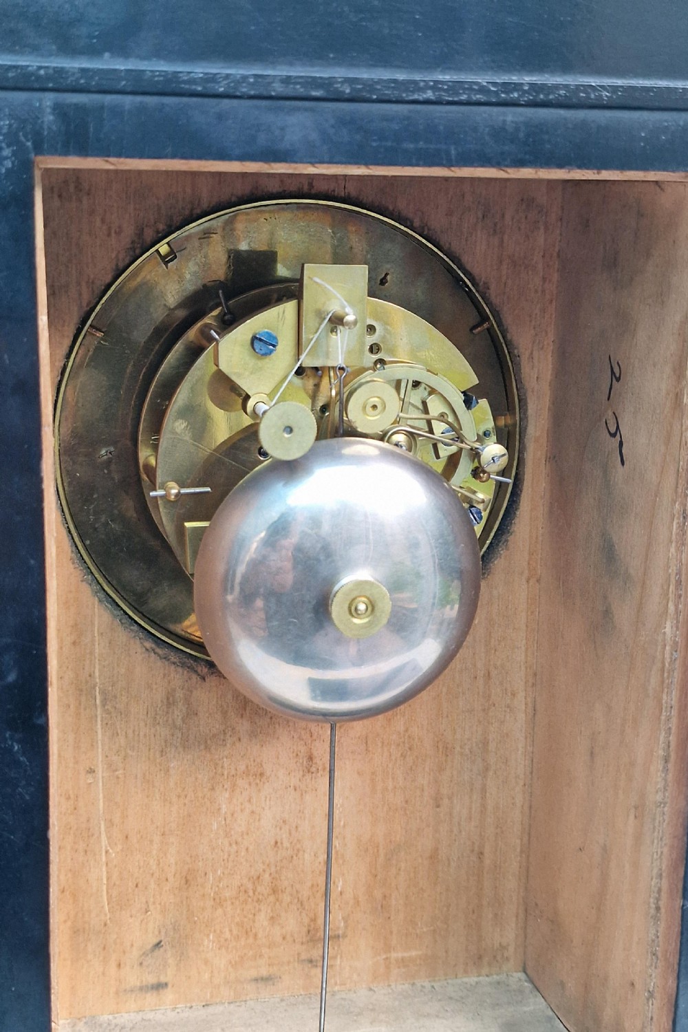 H. Marc Inlaid Mantel clock View IV