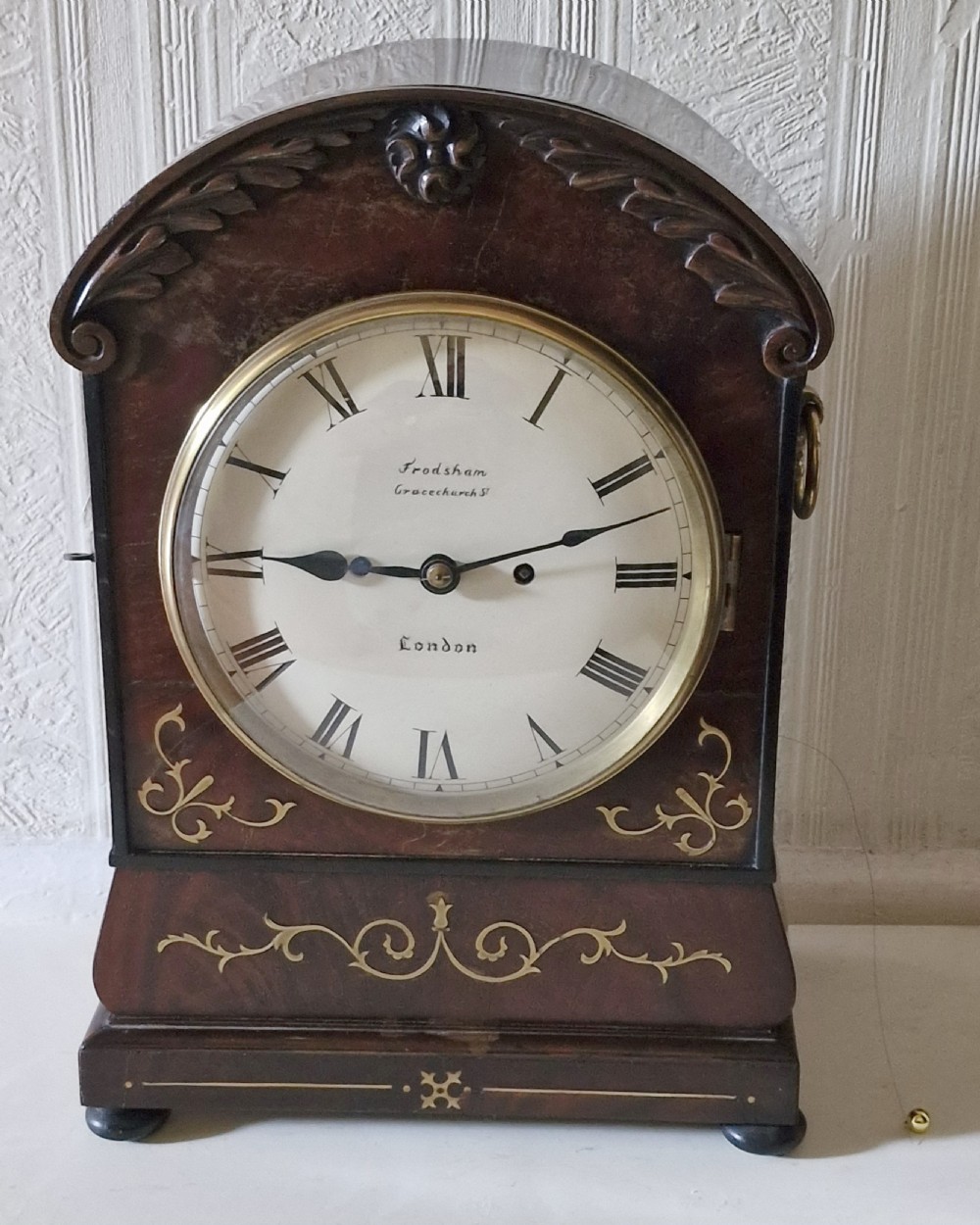 Frodsham, London Fusee Bracket/Table Clock