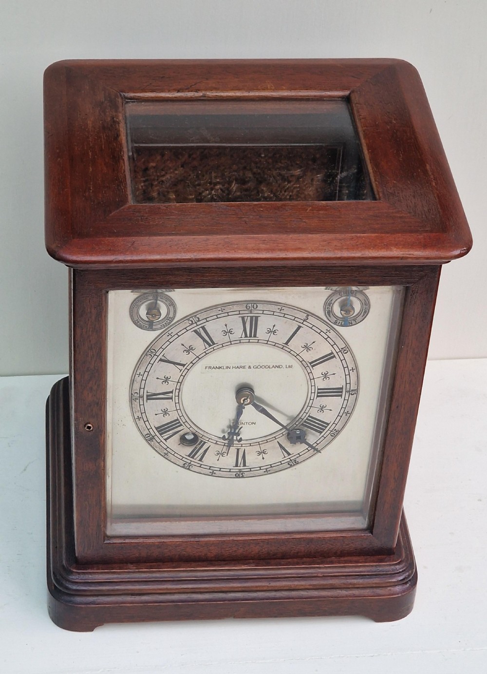 An Edwardian Four Glass Mantel Clock