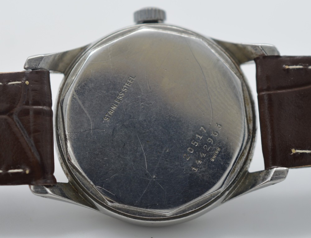 1949 Universal Geneve Stainless Steel Wristwatch View II
