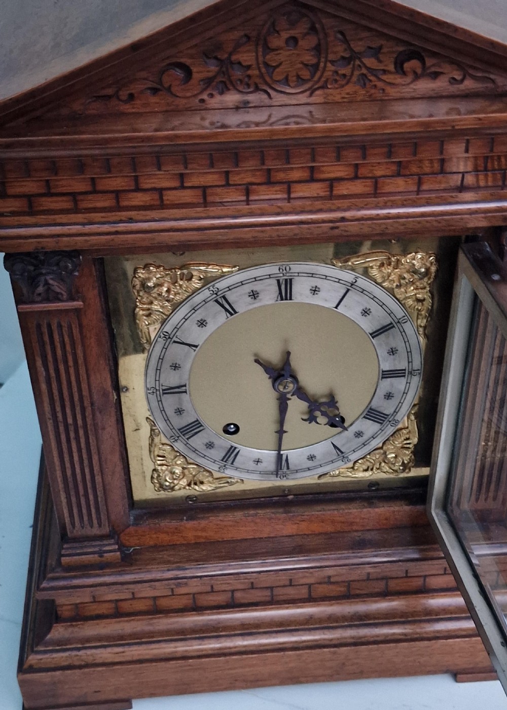 A Quarter Striking Mantel / Table Clock View III