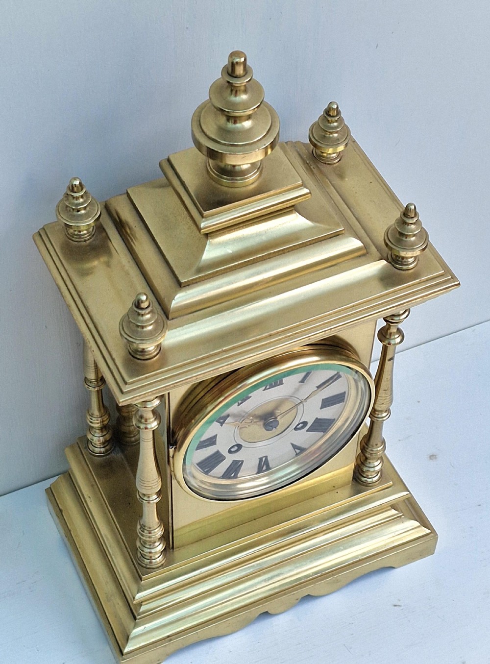 A French Brass Mantel Clock View IV