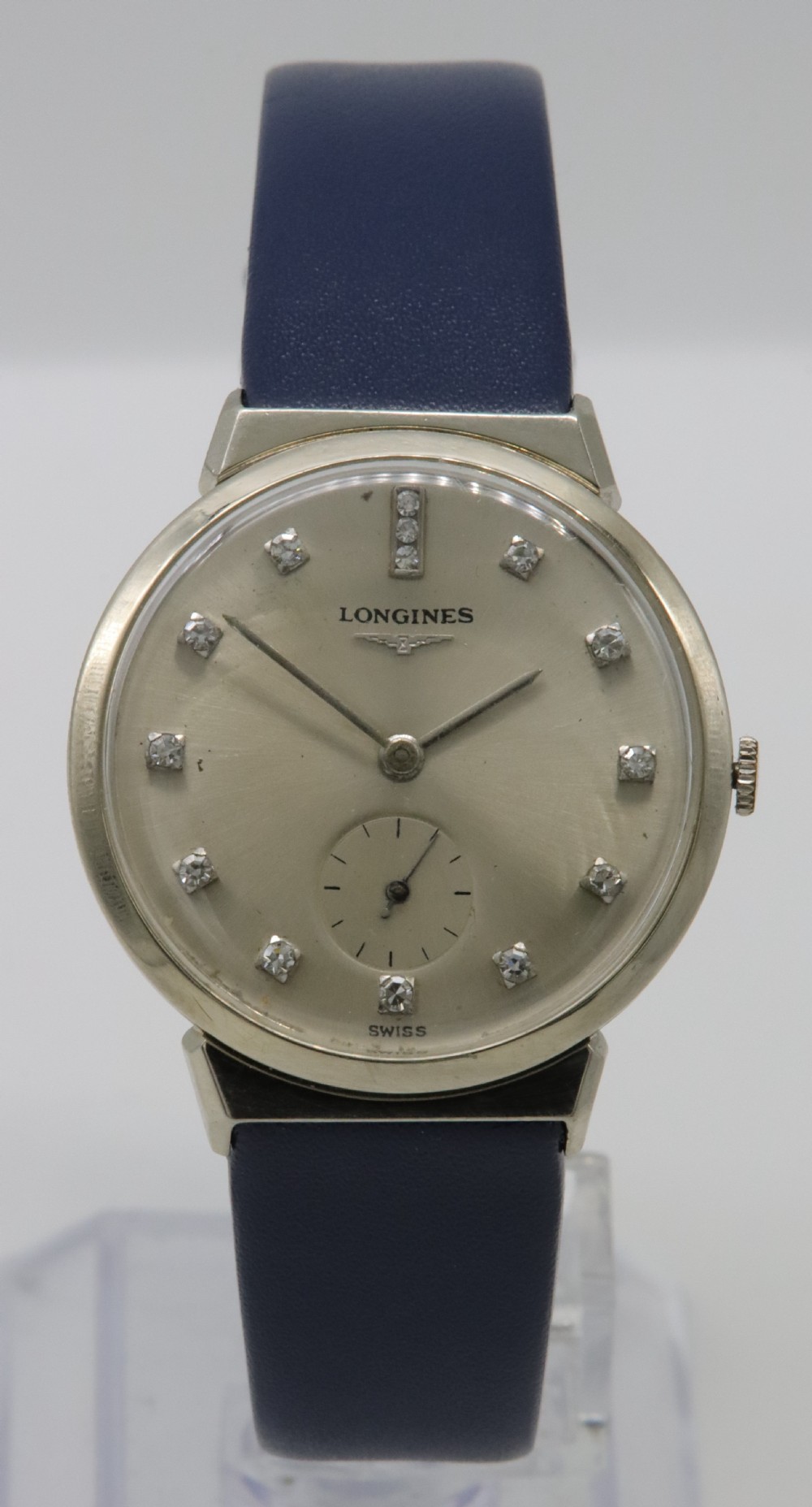 1954 Longines 14K Gold and Diamond Wristwatch
