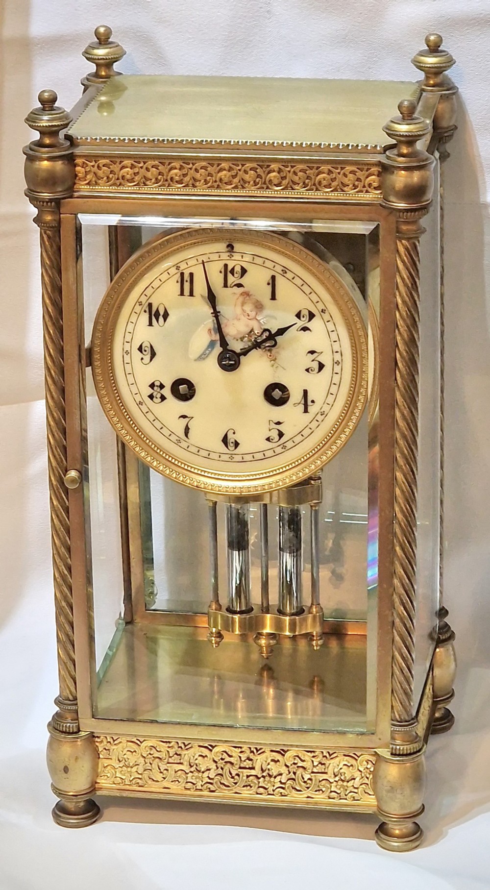 A Four Glass Mantel Clock