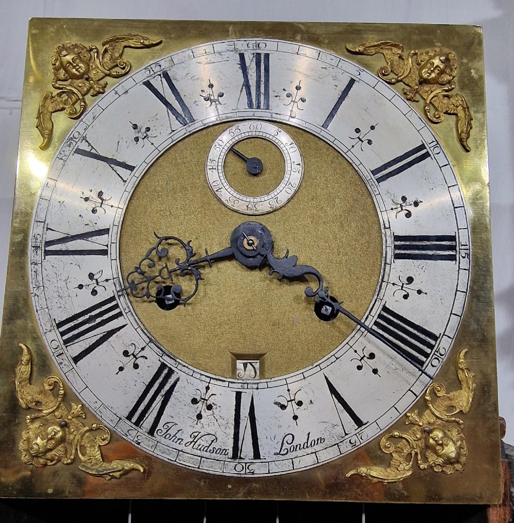 John Hudson London Marquetry Longcase Clock View IV