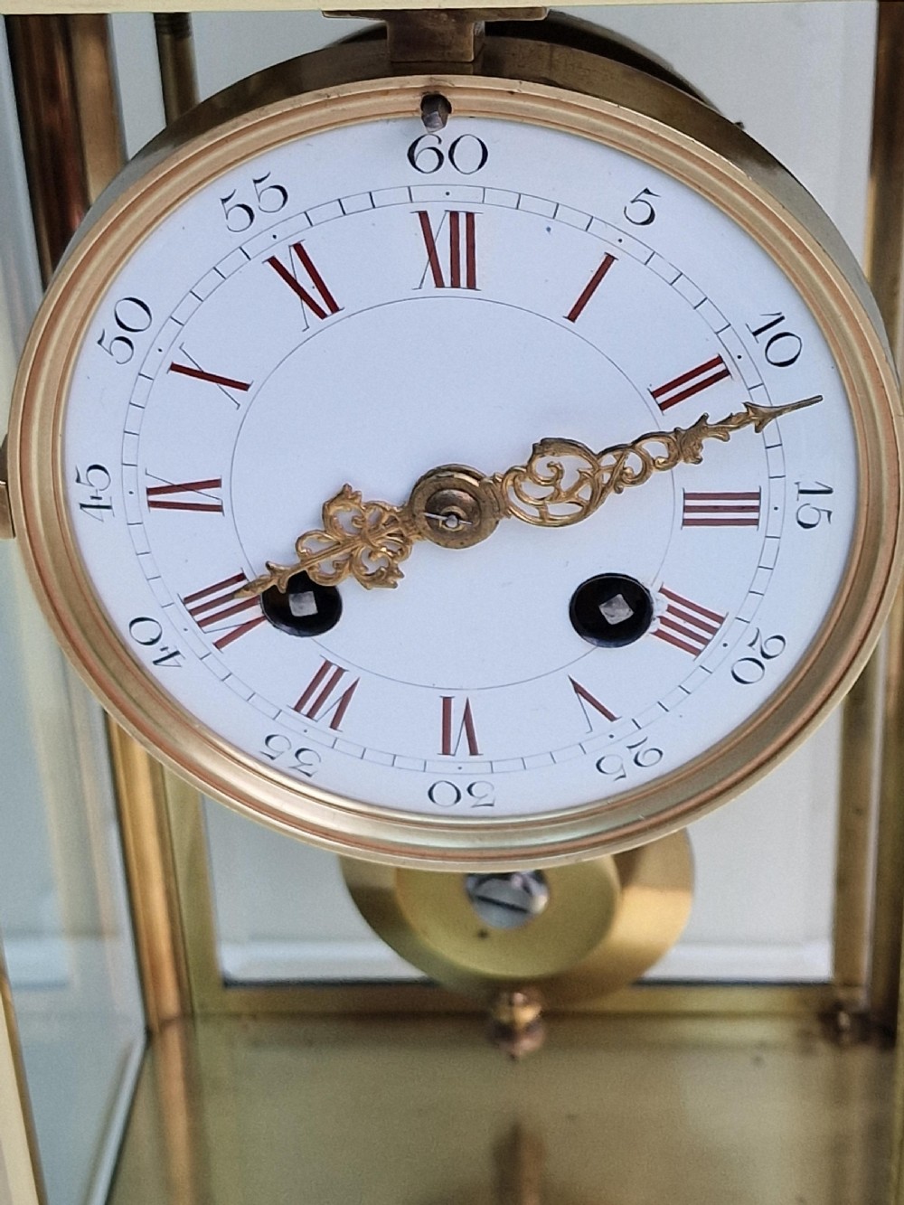 A Four Glass Mantel Clock View III