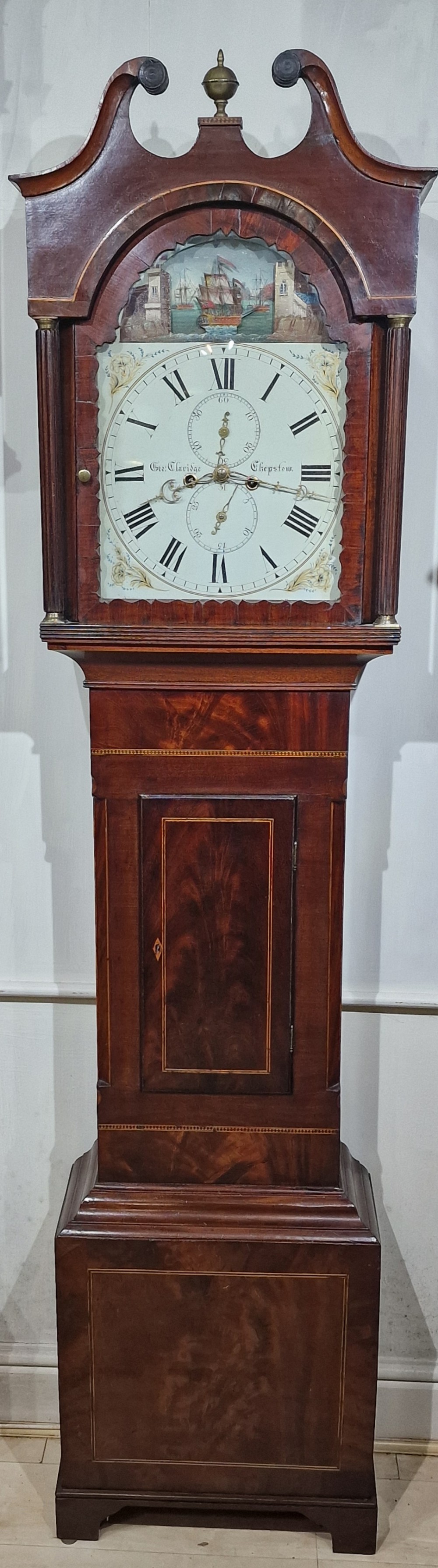 George Claridge, Chepstow Rocking Ship Longcase Grandfather Clock